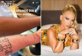 Virgínia tem compartilhado a preparação para desfilar como rainha de bateria