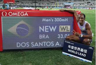 Alison dos Santos venceu na Diamond League