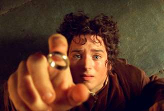 Cena do filme O Senhor dos Anéis, com Elijah Wood como Frodo Baggins