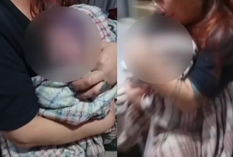 Recém-nascida foi encontrada ainda com a placenta e cordão umbilical