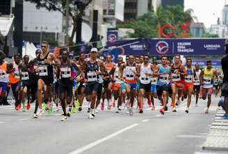 Largada masculina da São Silvestre 2025 (Foto: Fernanda Paradizo)