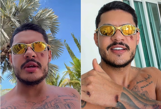 Rapper Hungria sofrei acidente de moto e compartilhou machucados nas redes sociais