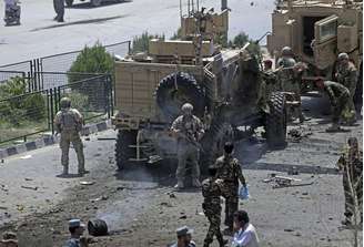 Comboio da missão da Otan no Afeganistão foi alvo de ataque neste domingo