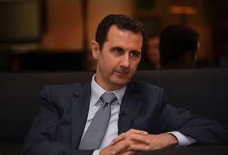 Presidente da Síria, Bashar al-Assad, durante entrevista com a revista francesa Paris Match, em Damasco. 04/12/2014
