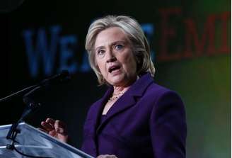 Hillary Clinton durante discurso em jantar de gala em Washington. 03/03/2015