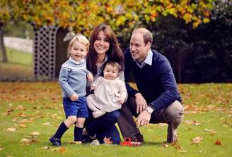 Kate Middleton com a família
