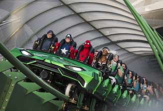 The Incredible Hulk Coaster foi reinaugurado nesta semana no parque Universal’s Islands of Adventure