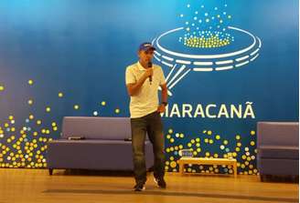 Vanderlei Cordeiro de Lima deu palestra nesta quinta-feira, em evento no Maracanã
