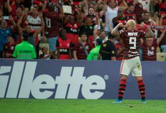 Gabigol marcou para o Flamengo (Foto: Alexandre Vidal / Flamengo)