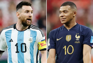 Messi e Mbappé são os ''caras'' da final da Copa do Mundo