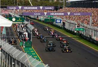 Largada do GP da Austrália de 2023