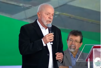 O presidente Lula na inauguração de novo campus da Unifesp em Osasco