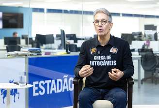 Romeu Zema em entrevista ao Estadão nesta sexta-feira, 4.