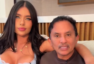 A influenciadora Ester Muniz e o cantor Manoel Gomes estão gravando vídeos juntos 