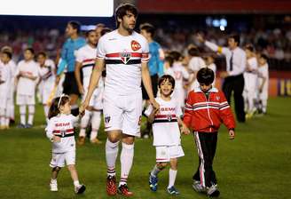 <p>Partida marcou o retorno de Kaká ao Morumbi</p>