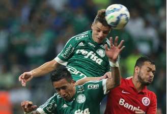 Andrei Girotto marcou dois gols pelo Palmeiras, um deles contra o Inter (Foto: Cesar Greco/Palmeiras)