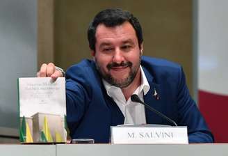 O ministro do Interior da Itália, Matteo Salvini