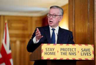 Ministro do gabinete Michael Gove anuncia novo sistema de rastreamento de coronavírus no Reino Unido