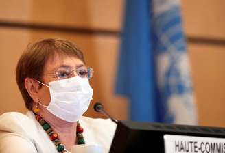 A alta comissária da ONU, Michelle Bachelet. 30/06/2020. REUTERS/Denis Balibouse. 

