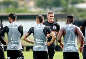 Vagner Mancini comanda treino do Corinthians (Foto: Rodrigo Coca/Ag. Corinthians)