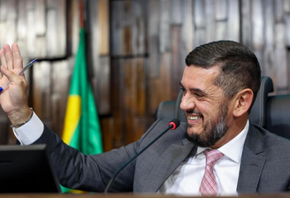 O deputado Rodrigo Bacellar é presidente da Alerj