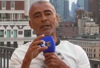 Romário se manifesta após comentário polêmico com Fernanda Gentil