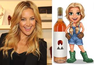 <p>Kate Hudson e sua vesão animada para o jogo FarmVille</p>