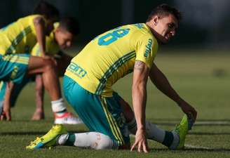 Moisés foi poupado da atividade desta segunda-feira - Foto: Cesar Greco/Palmeiras