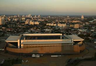 Vista aérea da Arena Pantanal em Cuiabá
16/06/2021 REUTERS/Carla Carniel