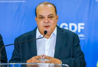 O governador afastado do DF, Ibaneis Rocha (MDB)