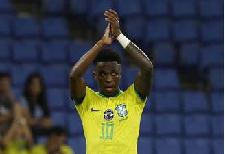 Vini Jr. fez o quarto gol do Brasil durante a partida 