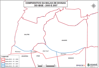 Foco do conflito é Salitre (CE)