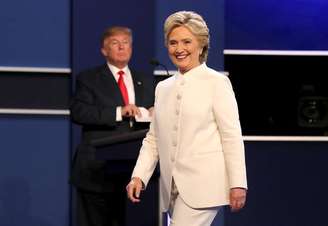 Os candidatos à Presidência dos Estados Unidos Hillary Clinton e Donald Trump