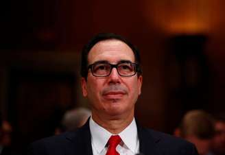 Secretário de Tesouro dos EUA, Steven Mnuchin, durante audiência no Senado dos Estados Unidos, em Washington
26/07/2017 REUTERS/Eric Thayer