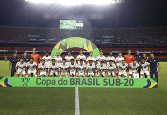 Jogadores do São Paulo campeões da Copa do Brasil Sub-20. 