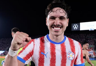 O atleta brasileiro Mauricio Prado joga pelo Palmeiras e, nesta Copa, defende a seleção do Paraguai
