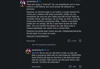 Amanda Kimberlly se explica nas redes sociais sobre ausência de sua filha com Neymar –