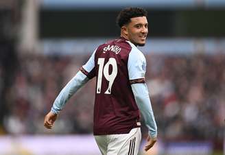 Sancho pelo Aston Villa. (Photo by Gareth Copley/Getty Images)