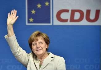 <p>Partido Conservador, da chanceler alemã Angela Merkel, venceu com 36% dos votos as eleições europeias na Alemanha, segundo boca de urna</p>