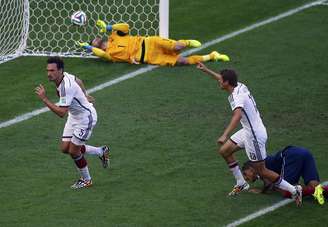 <p>Hummels fez o gol da vitória da Alemanha contra a França</p>