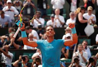 O tenista espanhol Rafael Nadal, em Roland Garros
