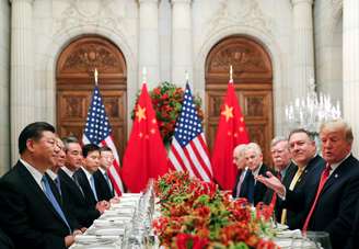 Reunião entre presidente dos EUA, Donald Trump, e presidente chinês, Xi Jinping, em Buenos Aires 01/12/2018 REUTERS/Kevin Lamarque