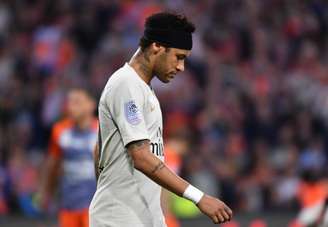Neymar xingou a arbitragem no Instagram (Foto: Pascal Guyot / AFP)