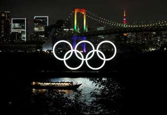 Anéis Olímpicos em Tóquio
14/04/2021 REUTERS/Issei Kato