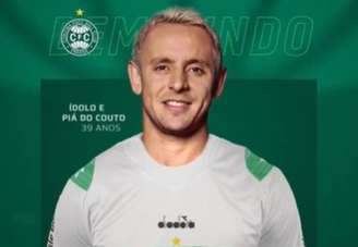 Rafinha foi anunciado como reforço do Coritiba para 2025.