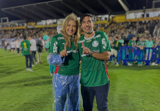 Leila Pereira celebra Abel Ferreira como maior técnico do Palmeiras
