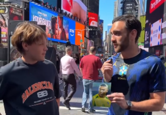 Davi Lucca não foi reconhecido pelo influenciador venezuelano Futcrunch