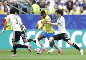 Endrick na vitória do Brasil contra o Japão