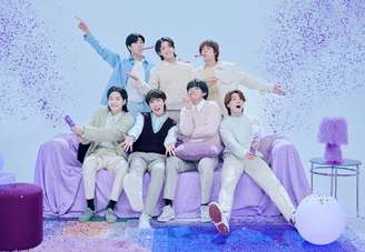 Banda BTS em foto de 2023