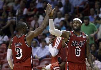 <p>LeBron James teve noite inspirada pelo Miami Heat</p>